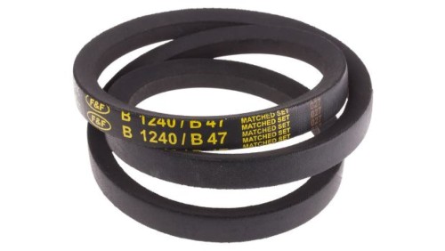 Pas napędowy, profil B, materiał: PET, guma, 17mm x 11mm x 1.2m, RS PRO