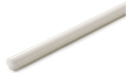 Pręt acetalowy, Ø 10mm x 1m, kolor: biały