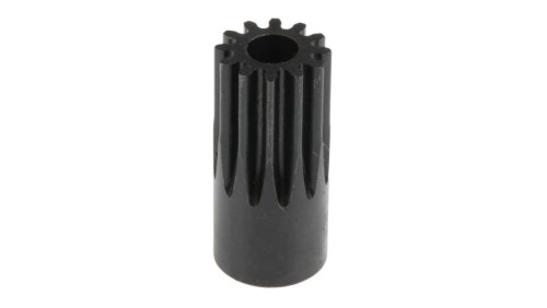 Koło zębate walcowe, moduł: 1, l.zębów: 12, śr. piasty: 14mm, śr. otworu: 6mm, Stal