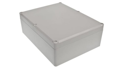Obudowa ekranowana Szary IK09, IP65 Silikon, 225 x 174.8 x 81.25mm, RS PRO