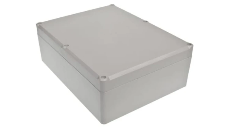 Obudowa ekranowana Szary IK09, IP65 Silikon, 225 x 174.8 x 81.25mm, RS PRO