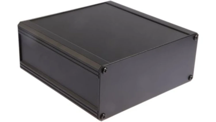 Obudowa radiatora Czarny IP40, 200 x 100 x 86mm, RS PRO