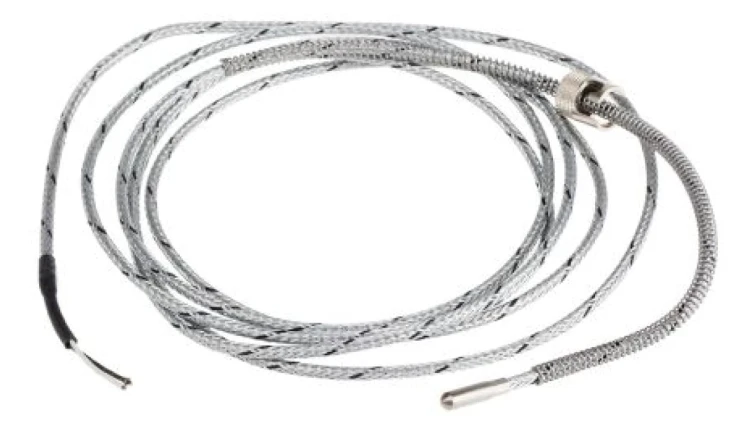 Termopara typ J do +400C 20mm kabel 2.5m, Stal nierdzewna 316 Zgodność z RoHS