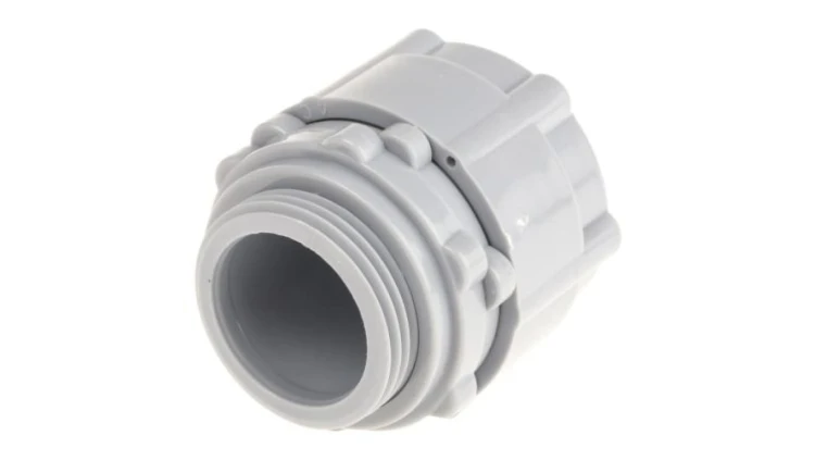 Złącze proste, Nylon 66 25mm IP55 gwint M25 RS PRO