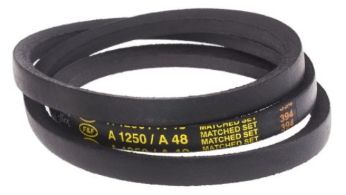 Pas napędowy, profil A, materiał: PET, guma, 13mm x 8mm x 1.22m, RS PRO