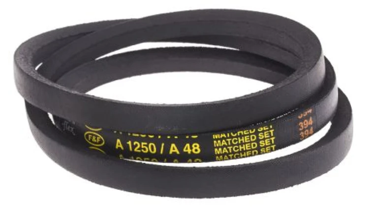Pas napędowy, profil A, materiał: PET, guma, 13mm x 8mm x 1.22m, RS PRO