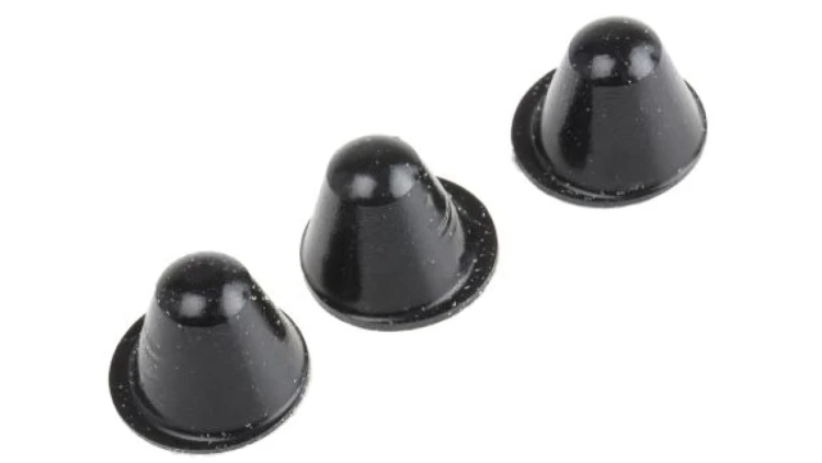 Nóżki antywibracyjne, 18.3mm, Okrągła