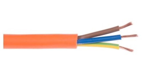 Kabel elektryczny Do bardzo niskich temperatur, 3-rdzeniowy, PVC, 1,5 mm², 300/500 V H05VV-F