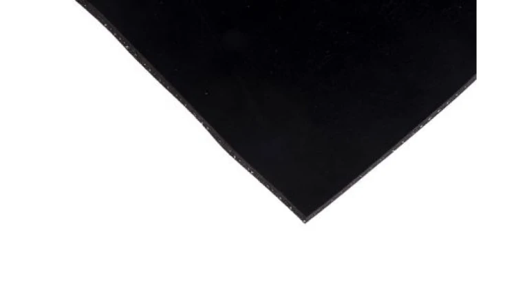 Arkusz gumy, Czarny, 1.5g/cm³, 1m x 600mm x 3mm, RS PRO