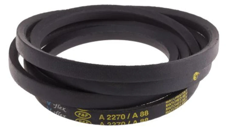 Pas napędowy, profil A, materiał: PET, guma, 13mm x 8mm x 2.24m, RS PRO