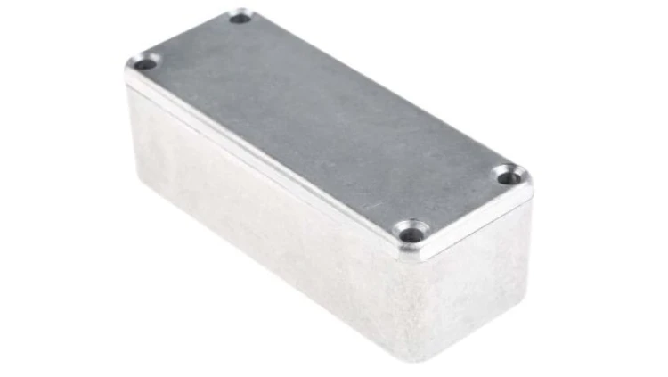 Obudowa ekranowana Srebrny, 89.1 x 35 x 30.3mm, RS PRO