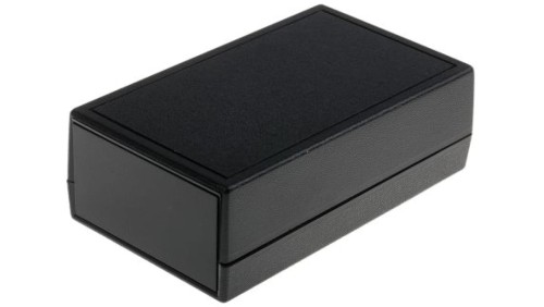Obudowa ręczna, 116.84 x 68.95 x 38.1mm, materiał: ABS, kolor: Czarny, RS PRO
