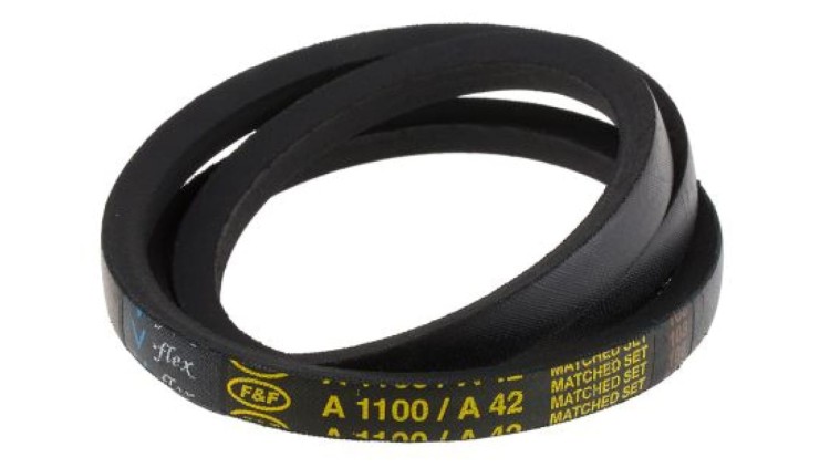 Pas napędowy, profil A, materiał: PET, guma, 13mm x 8mm x 1.06m, RS PRO