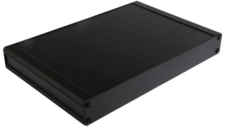 Obudowa radiatora Czarny IP40, 200 x 300 x 41mm, RS PRO