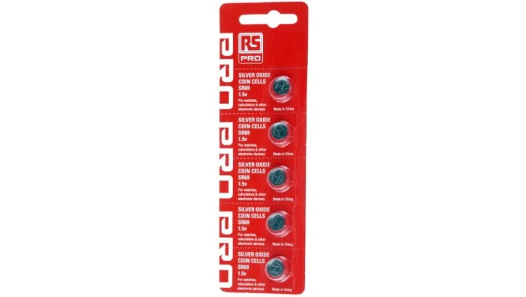 Bateria pastylkowa, SR69, 1.55V, 44mAh, RS PRO