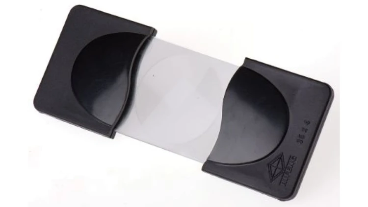 Szkło powiększające, typ: Lupa z zasuwaną pokrywą, powiększenie: 4X, śr.: 32mm