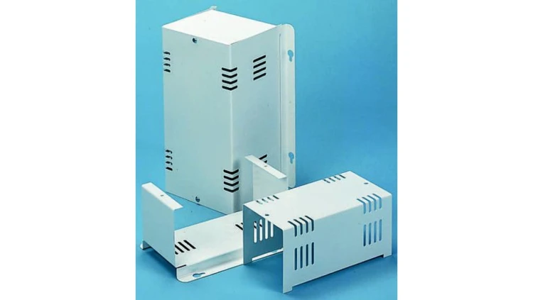 Obudowa urządzeń elektronicznych wentylowana, Stal walcowana na zimno, biała, 500 x 180 x 130mm, RS PRO
