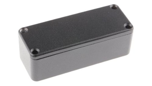 Obudowa ekranowana Czarny, 89.1 x 35 x 30.3mm, RS PRO