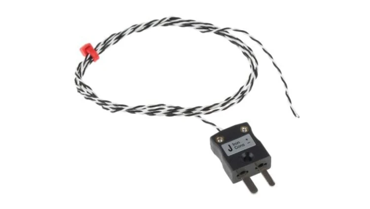 Termopara typ J do +250C 1m kabel 1m IEC