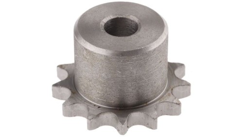 Koło łańcuchowe drabinkowe, 12 zębów, Pilot, śr otworu: 8mm, śr toczna: 36.8mm