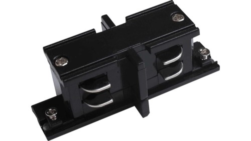 Łącznik szynoprzewodu IP20 3-fazowy czarny TRACK SHORT CONNECTOR 4W BLACK GXTR018