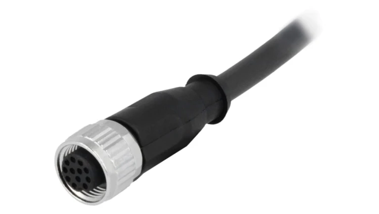 Złącze M12 żeńskie proste 2m 12pin 21348500C78020