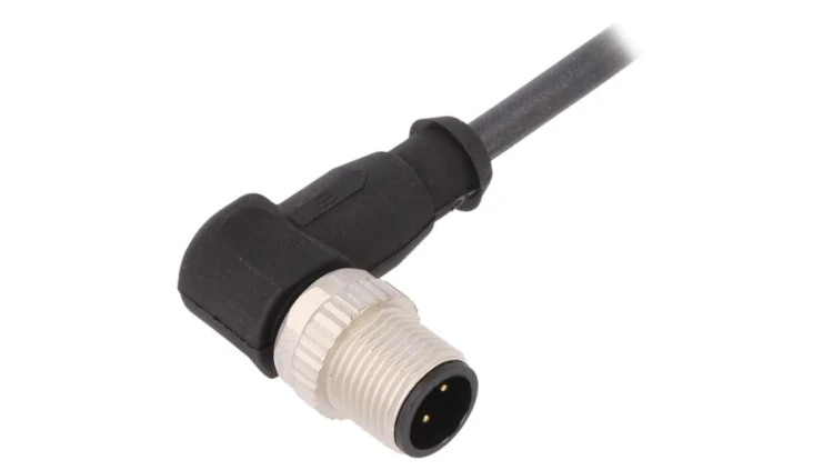 Złącze M12 męskie kątowe 7,5m 4pin 21348600491075