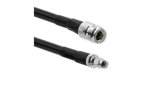 Qoltec Kabel koncentryczny LMR400 N Żeński RP-SMA Męski 3m