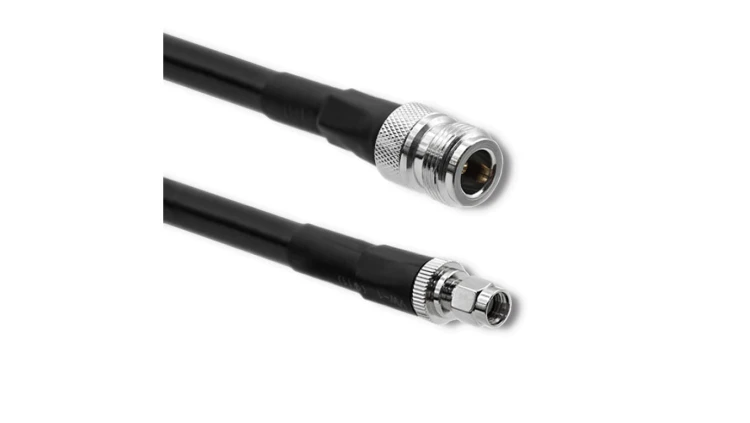 Qoltec Kabel koncentryczny LMR400 N Żeński RP-SMA Męski 3m