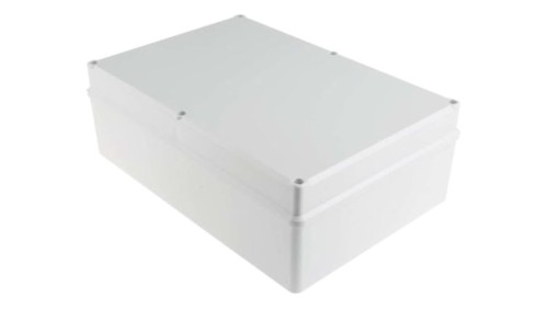Obudowa ekranowana Szary IK09, IP65 Silikon, 283 x 193.2 x 96.7mm, RS PRO