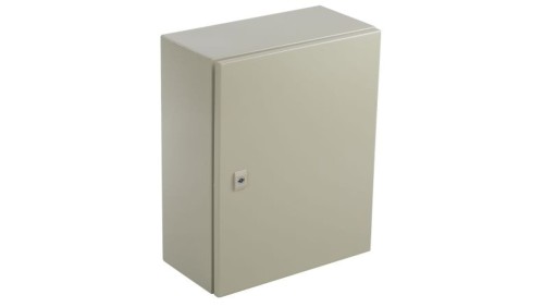 Szafka ścienna rozdzielcza RAL 7032, materiał: Stal, IP66, 500 x 400 x 210mm, RS PRO RAL 7032