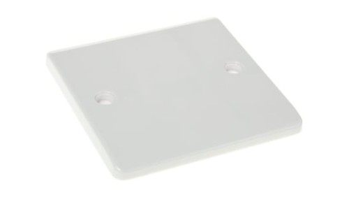 Mocowanie elektroinstalacyjne, kolor biały, 1-krotna, materiał UF, 85.6 x 85.6 x 7.4mm, RS PRO