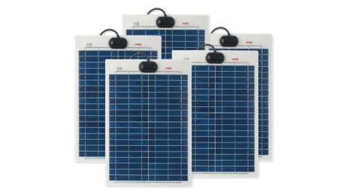 Panel słoneczny, 20W, 21.6V, 505 x 345 x 3mm, RS PRO /zestaw 5szt./