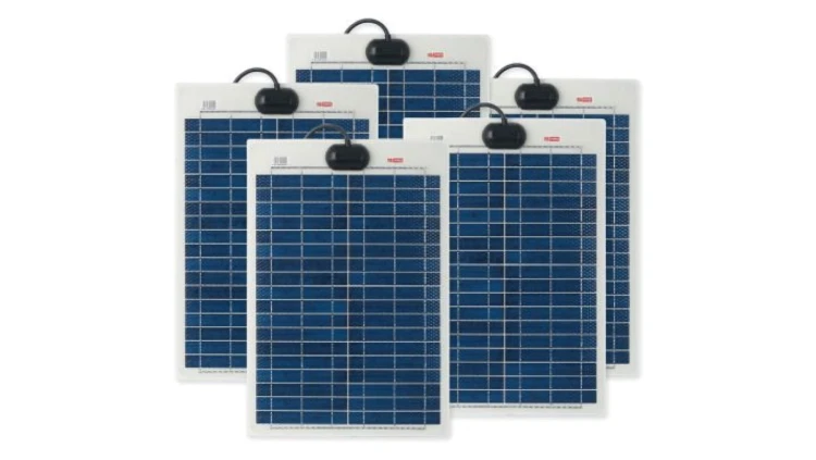 Panel słoneczny, 20W, 21.6V, 505 x 345 x 3mm, RS PRO /zestaw 5szt./