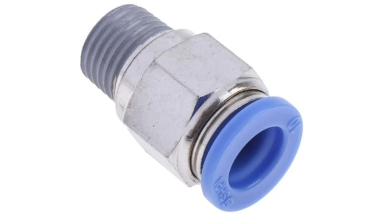 Adapter gwintowany prosty gwint – rura, 10 barów
