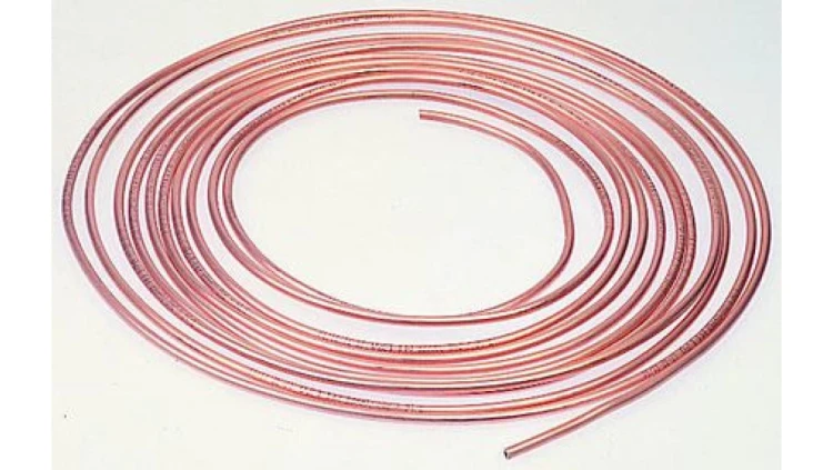 Rury miedziane, dł.: 10m, 77 barów, śr. wewn.: 0.303cal, śr. zewn.: 3/8cal
