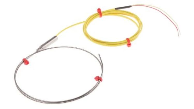 Termopara typ K do +1100C 500mm kabel 1m, Stal nierdzewna ANSI