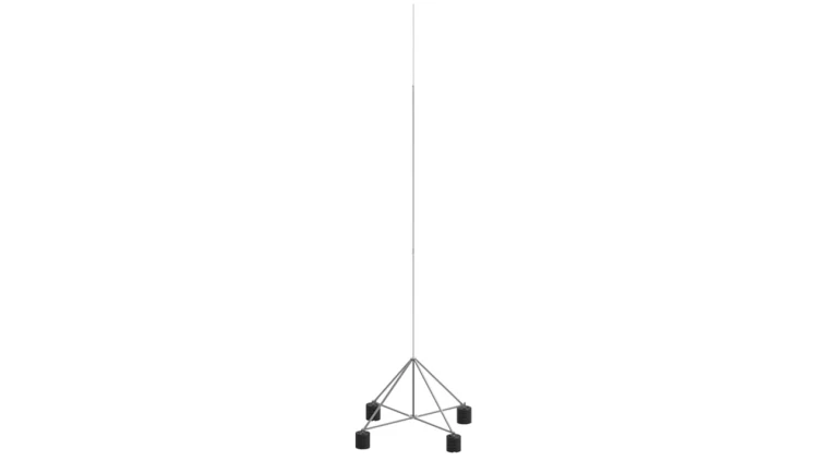 Maszt odgromowy na czworonogu aluminium/ocynk ogniowy 10m 65.10.1 AL/OG 4P CZ 65441092