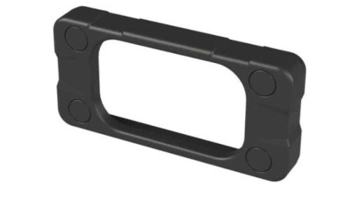 Obudowa urządzeń elektronicznych, ABS, Czarny, 43.30x26.50mm, RS PRO