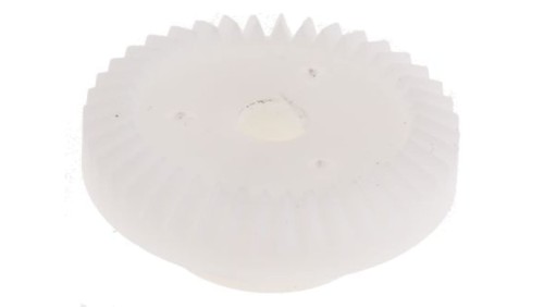 Przekładnia kątowa, POM, zęby: 40, Ścięte, skok: 0.5mm, kąt: 20, otwór: 4mm, 110 → 120HRR