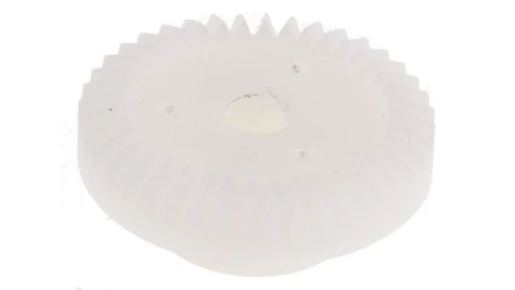Przekładnia kątowa, POM, zęby: 40, Ścięte, skok: 0.5mm, kąt: 20, otwór: 4mm, 110 → 120HRR