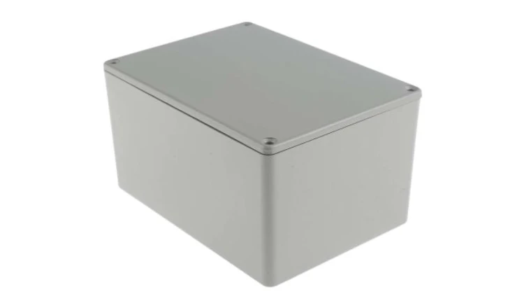 Obudowa ekranowana Szary, 139.1 x 101.5 x 76.7mm, RS PRO