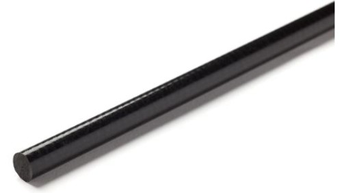 Pręt z plastiku wzmacnianego włóknem szklanym GRP, Ø 30mm x 1m, kolor: Czarny