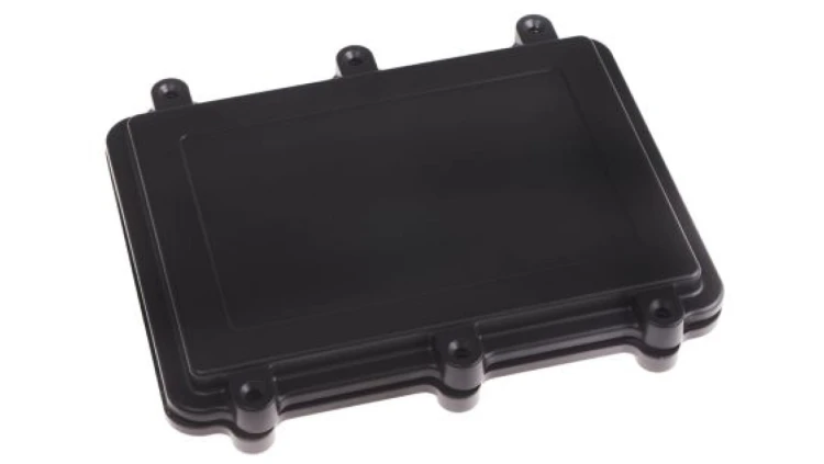 Obudowa ekranowana Czarny z kołnierzem IP67 Silikon, 200 x 150 x 28mm, RS PRO