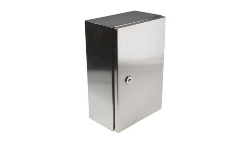 Szafka ścienna rozdzielcza, materiał: Stal nierdzewna typu 304, IP66, 400 x 500 x 250mm, RS PRO