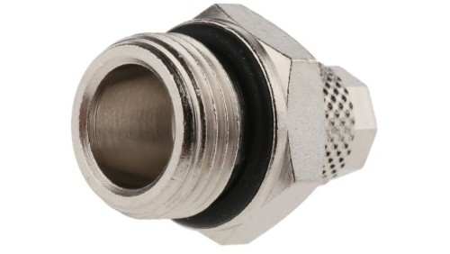 Adapter gwintowany prosty gwint – rura, 15 barów