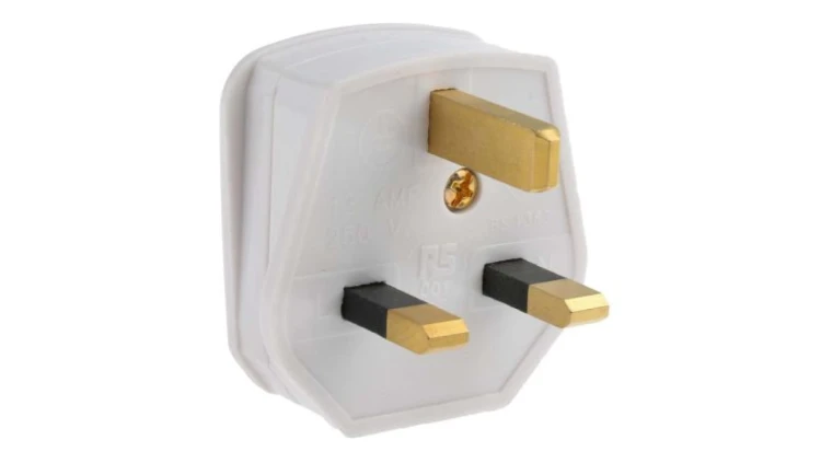 Złącze sieciowe brytyjska, 3A, 250 V AC, 2P+E Typ G, brytyjskie BS1363, RS PRO
