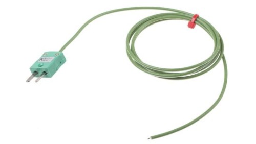 Termopara typ K do +250C 1m kabel 1m IEC