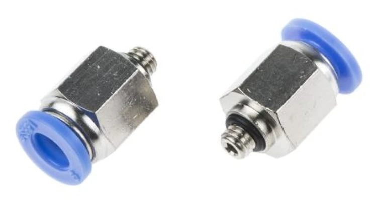 Adapter gwintowany prosty gwint – rura, 10 barów