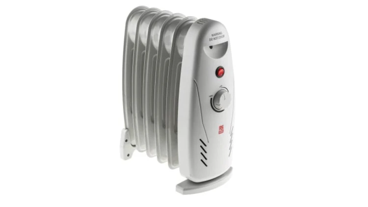 Grzejnik olejowy, 500W, RS PRO